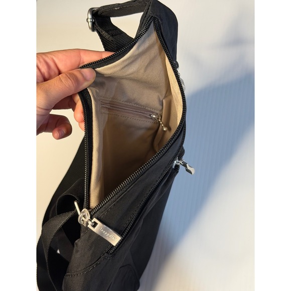 Baggallini Mini Sling Bag Black Crossbody Travel Backpack Water Resistant Women main image 4